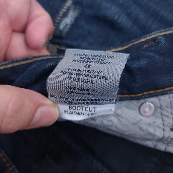 Silver Jeans Women's 31x30 Aiko Bootcut Boot Medium Blue Denim Mid Rise Pant - Picture 9 of 9